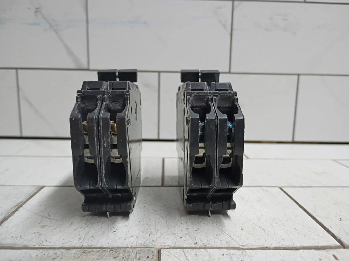 (2 Pack) GE Q-Line THQP230 30A 2-Pole Circuit Breaker Open Box