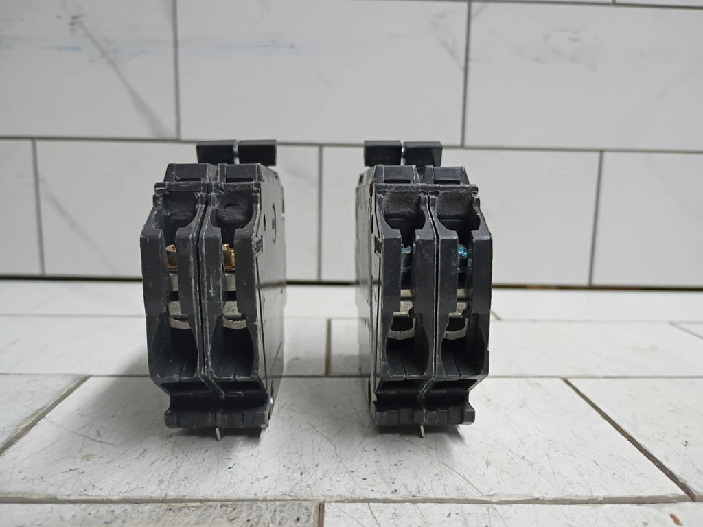 (2 Pack) GE Q-Line THQP230 30A 2-Pole Circuit Breaker Open Box