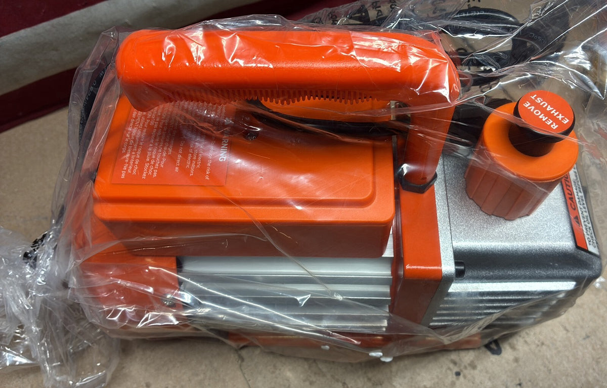 VEVOR VP135 4 CFM 1/3 HP HVAC Single Stage Rotary Vane Vacuum Pump