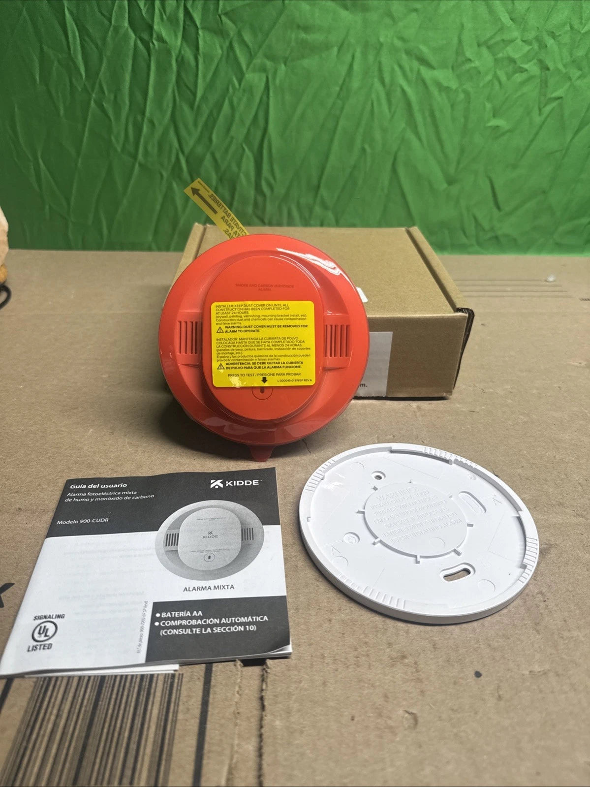 Kidde Smoke & Carbon Monoxide Detector, AA Battery Powered, LED Warning Light.