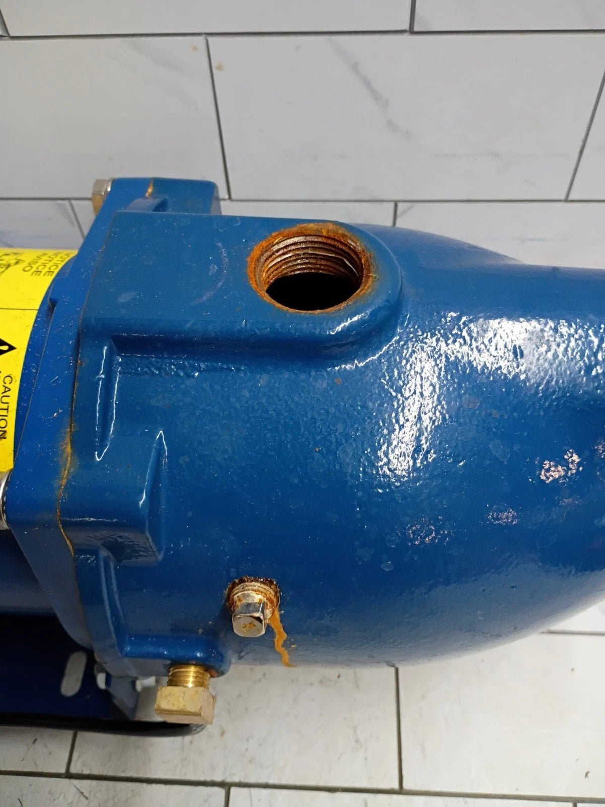 Everbilt 3/4 HP Cast Iron Shallow Well Jet Pump HDSWJ7 as is, For Parts.