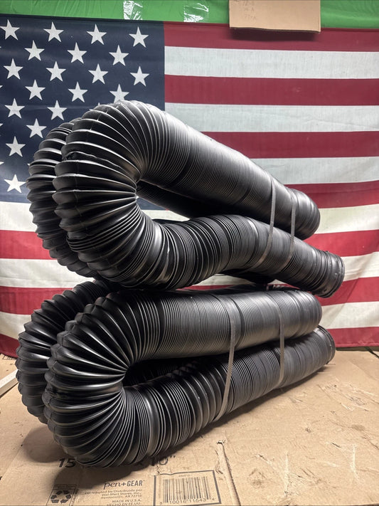 2PK Flex-Drain 51110 Flexible Landscaping PolyDrain Pipe 3.75 in. x 25’ LFeet