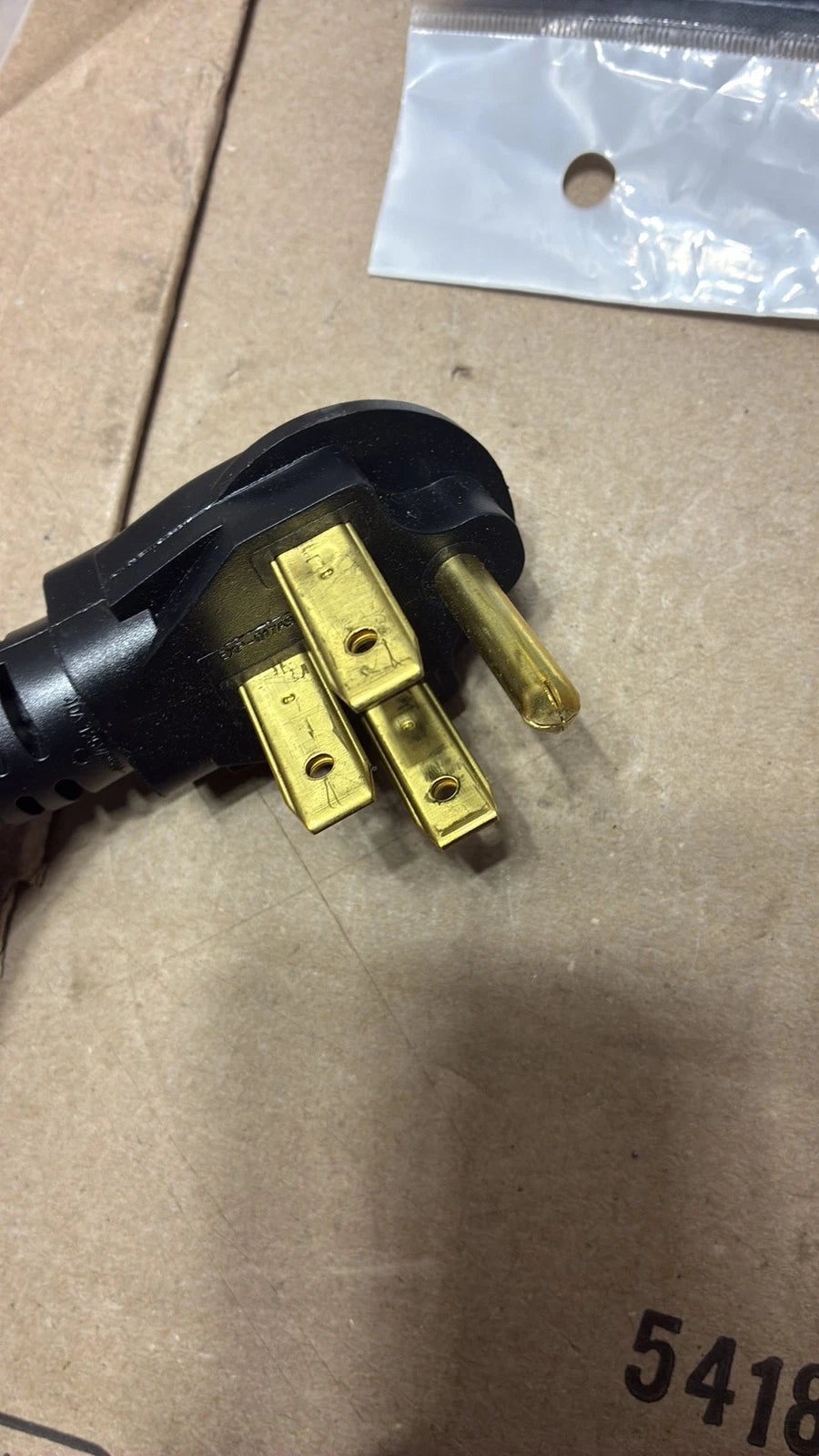 8Pk Range Power Cord 4-Prong Gauge 50A 6 Feet