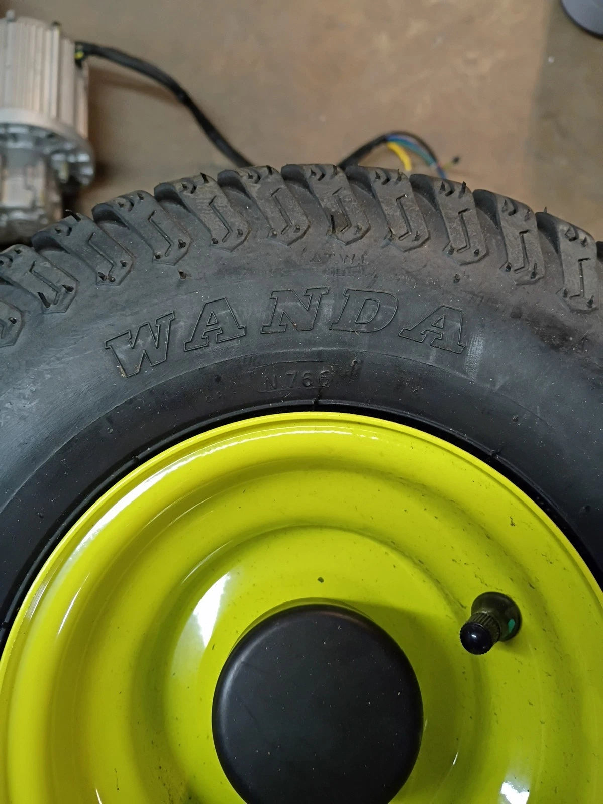 Front Wheel / Tire For Ryobi T42Li RYRM8060 80V New Lawn Mower Read Description