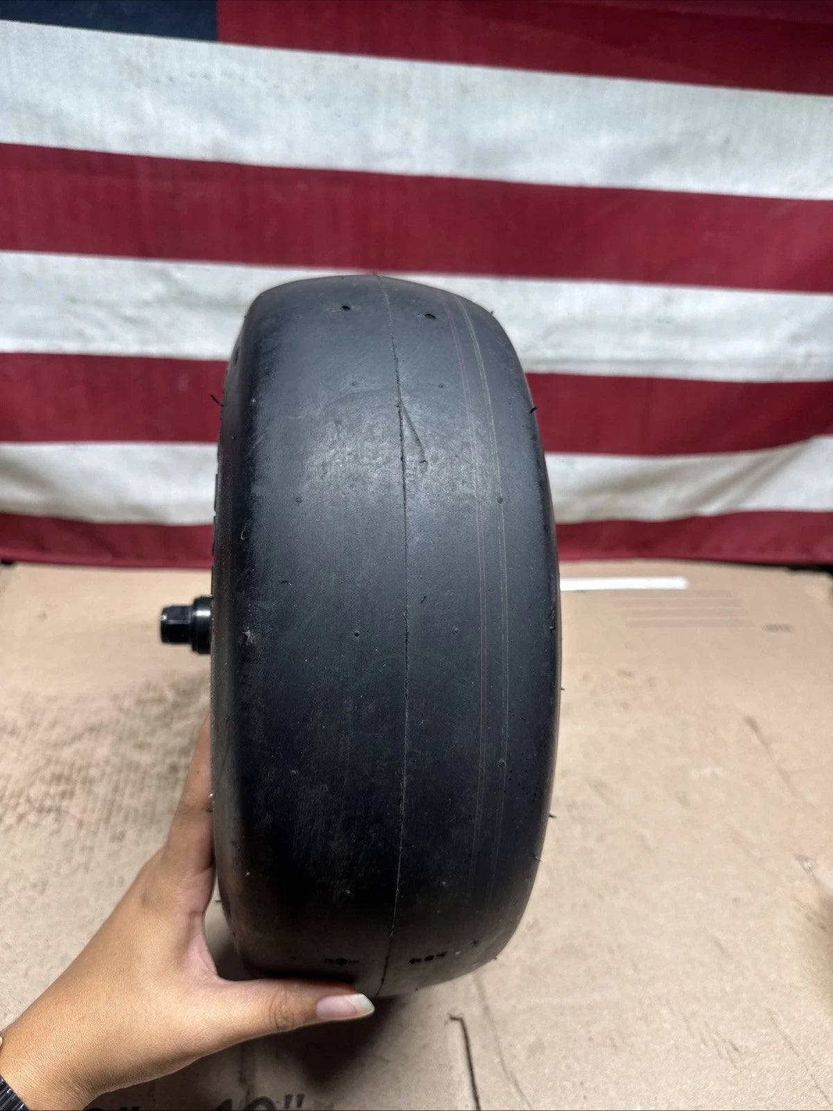 Front Wheel with Tire for Ryobi Z42Li 80v Zero Turn Mower + Axel & Spacers