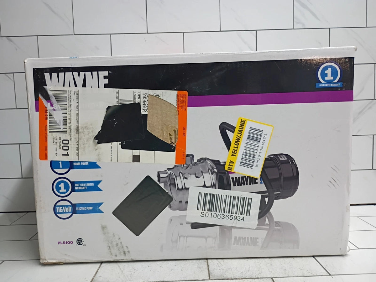 Wayne PLS100 1HP Portable Lawn Sprinkling Pump 115V 720GPH NEW OPEN BOX