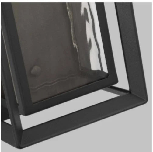 Studio Urband Small 1-light Textured Black Outdoor Integrated LED Wall Open Box