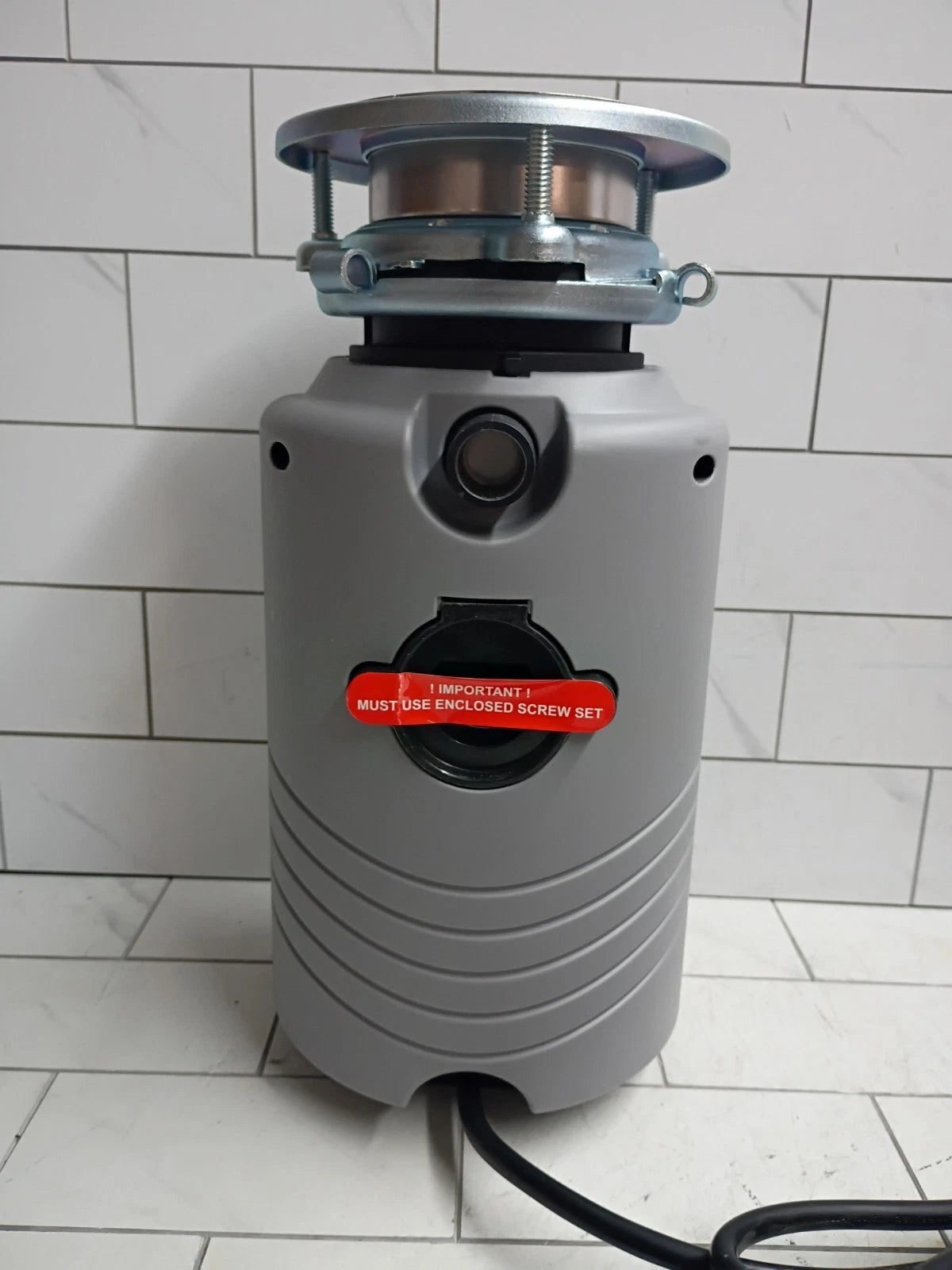 Glacier Bay GB500 Turbo Grind 1/2hp Garbage Disposal Open Box....