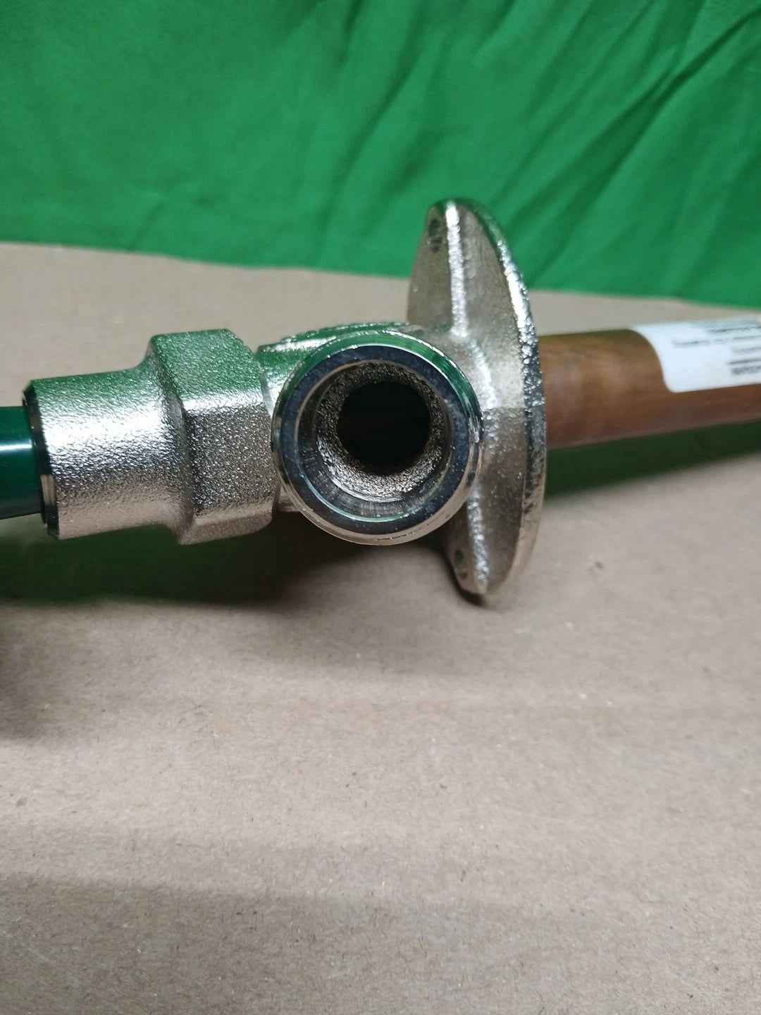 Prier 1/2" x 10" Brass Frost Free Anti-Siphon Outdoor Wall Hydrant MPT x SWT