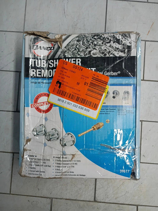 Gerber Tub/Shower 3-Handle Remodeling Kit in Chrome OPEN BOX