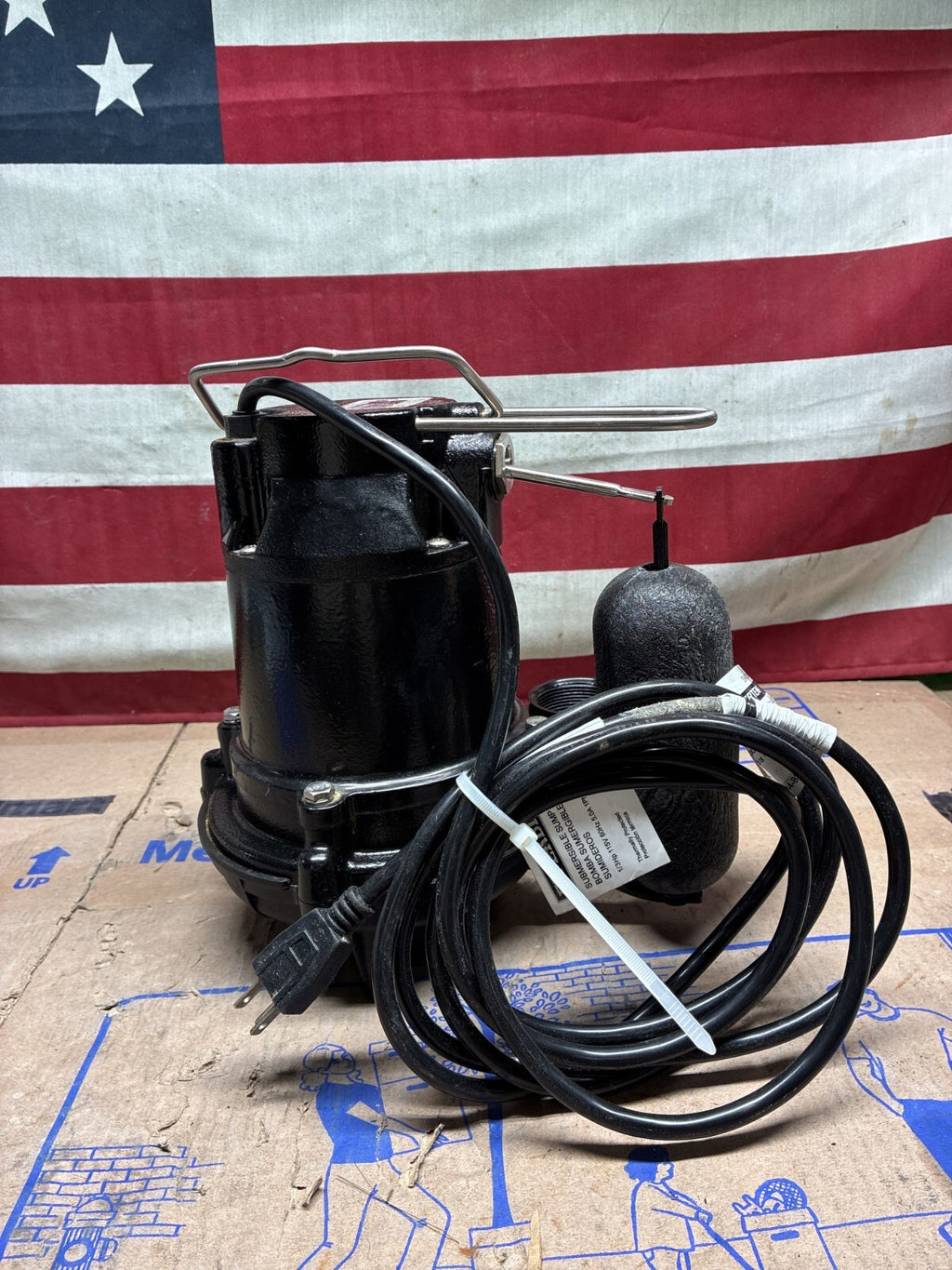 Everbilt HDS30 1/3 HP Cast Iron Submersible Sump Pump USED GOOD CONDITION