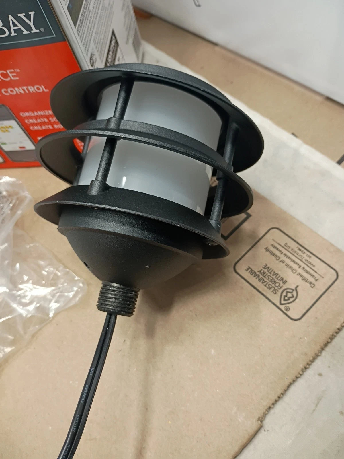 Hampton Bay 3-Tier Outdoor Landscape Path Light Powered by Hubspace
