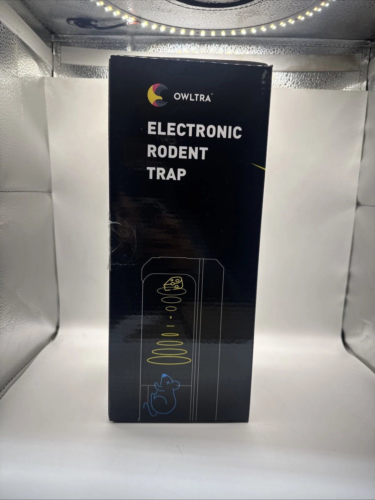 OWLTRA OW-7 in. Electric Rodent Trap, Instant Kill Mouse Trap, ERZ-50