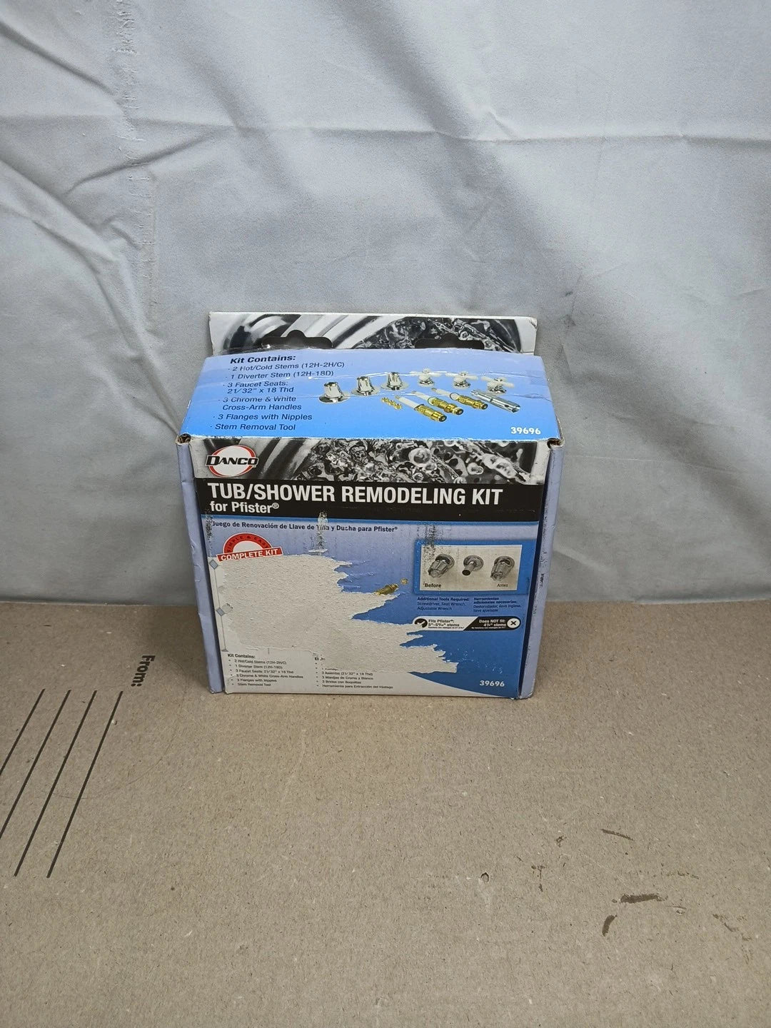Danco 39696 Tub/Shower Remodel Kit for Pfister - Porcelain Cross Arm - New (ob)