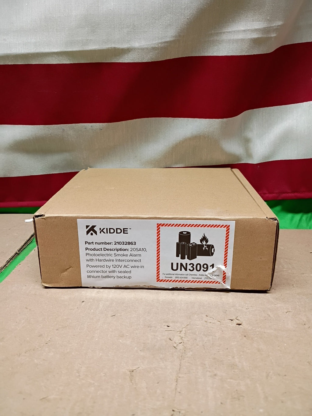 Kidde 20SA10 Hardwired Smoke Detector, 10-Year Battery, Interconnectable.