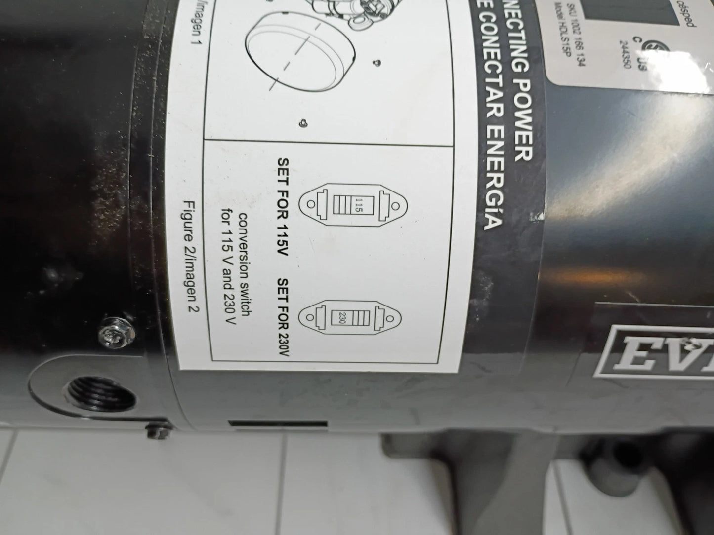Everbilt HDLS15P Lawn Irrigation Pump Plastic 1-1/2HP FOR PARTS ONLY
