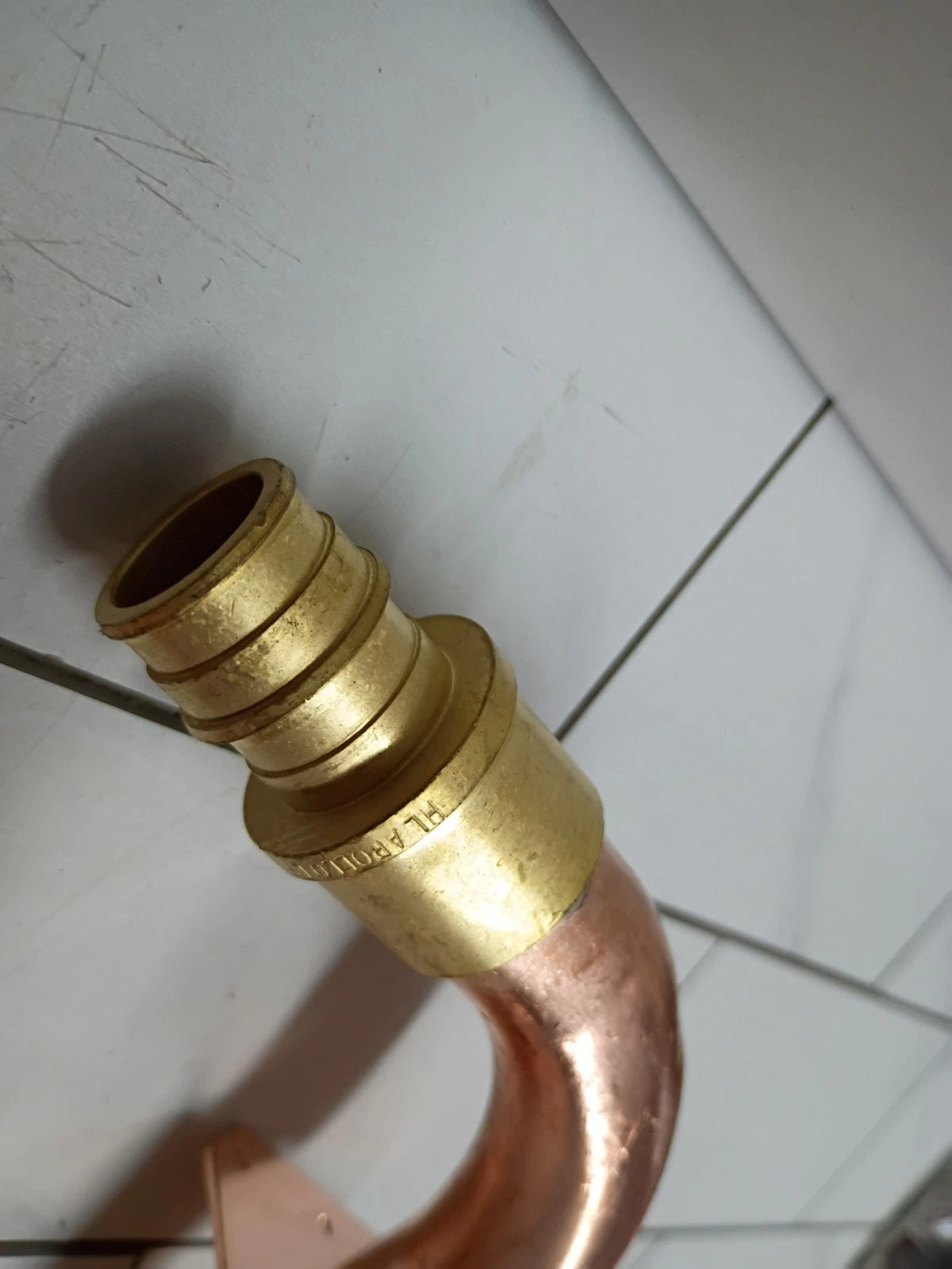 (8 Pack) Apollo 8 in. x 3/4" Copper PEX-A Barb Stub-Out 90° Elbow w/ Flange