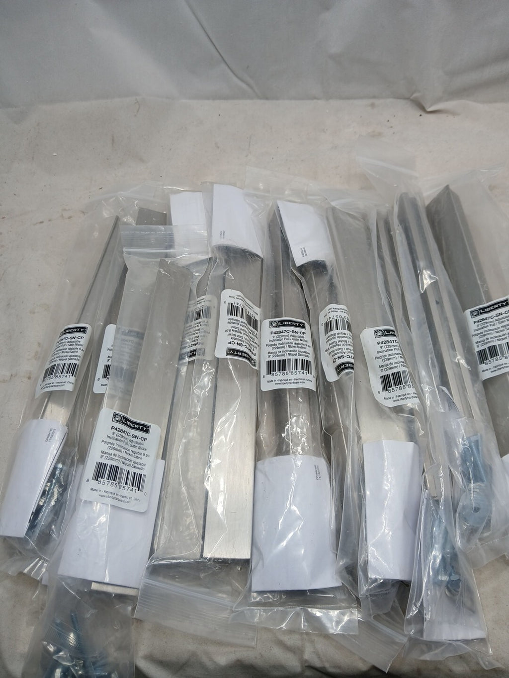 11-PK Liberty Drawer Pull Satin Nickel OB New