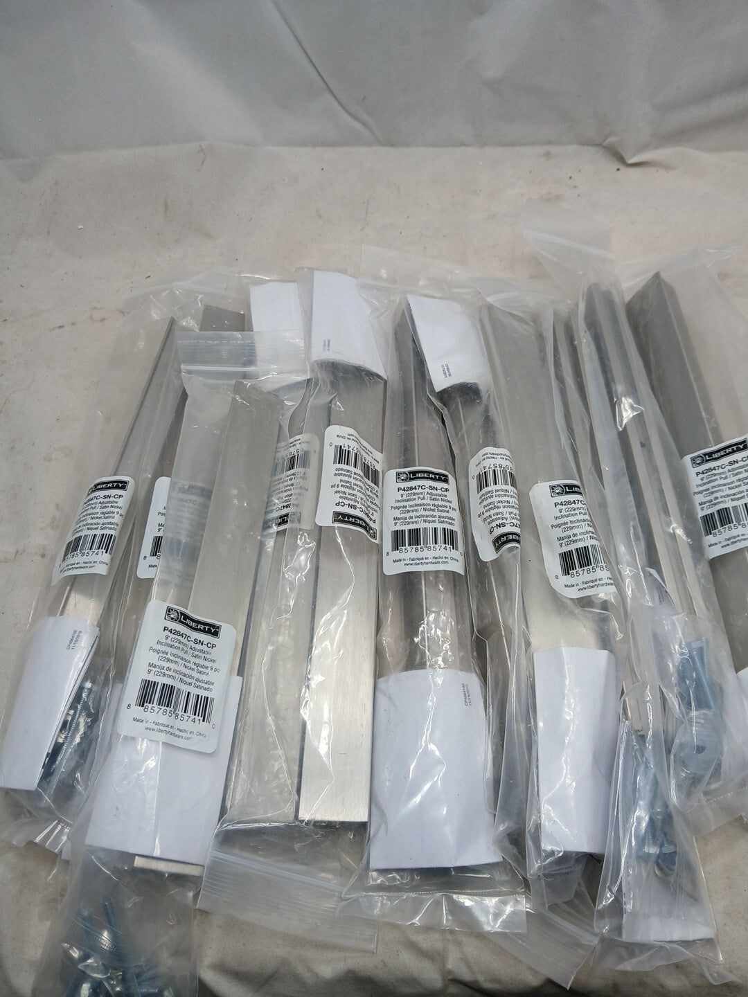 11-PK Liberty Drawer Pull Satin Nickel OB New