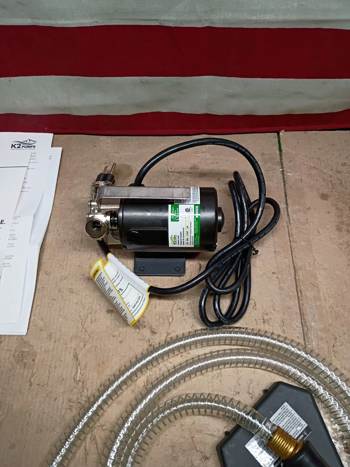 K2 UTT01004K Pumps 1/10 HP Compact Non-Submersible Transfer Pump, Open Box,