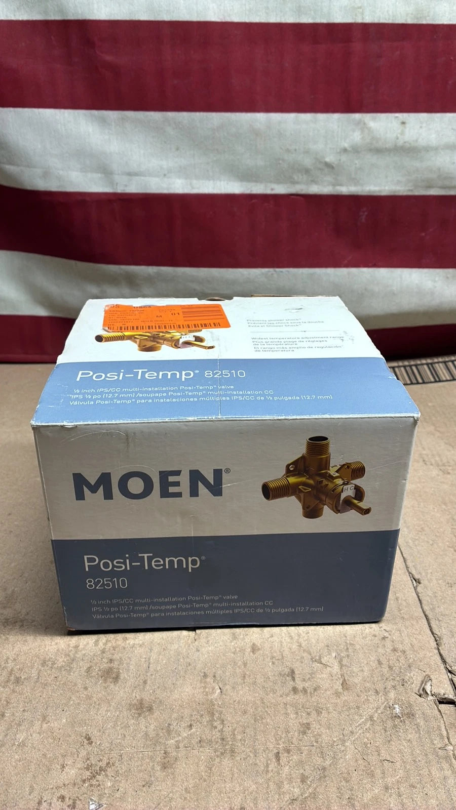 Moen 82510 1/2" IPS Brass Rough-In Posi-Temp Pressure-Balancing Valve shower/tub