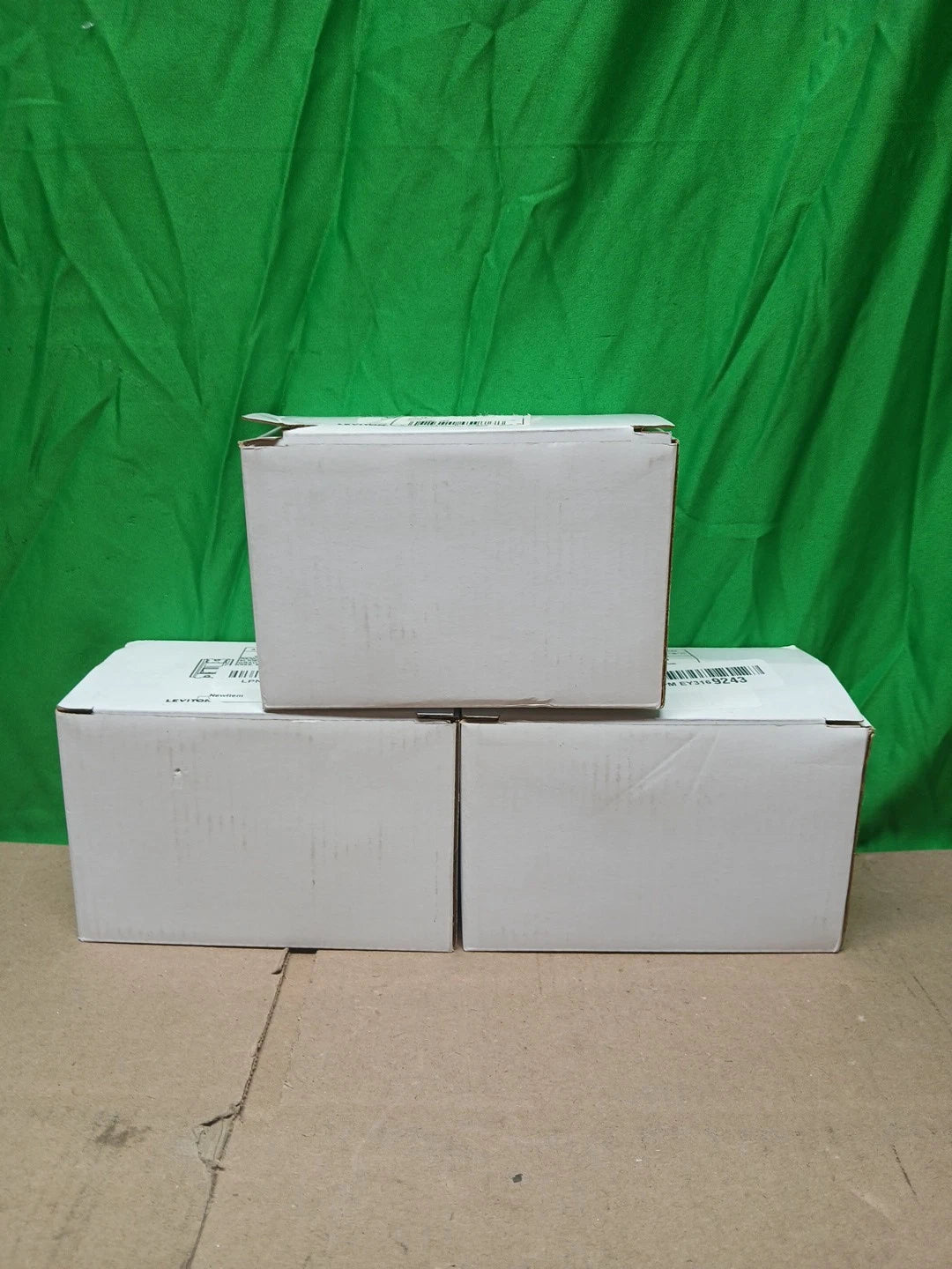 3pck Leviton Renoir II Master Dimmer LED/Fluorescent 16A White AWSMT-7DW