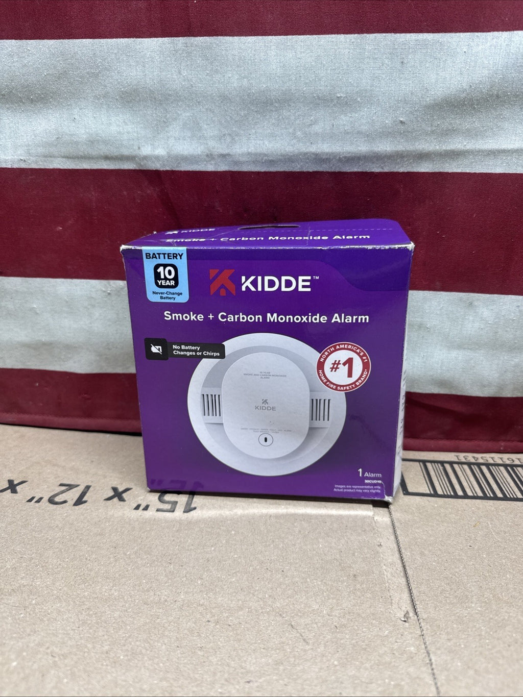 Kidde Smoke & Carbon Monoxide Detector 30CUD10, 10-Yr Battery