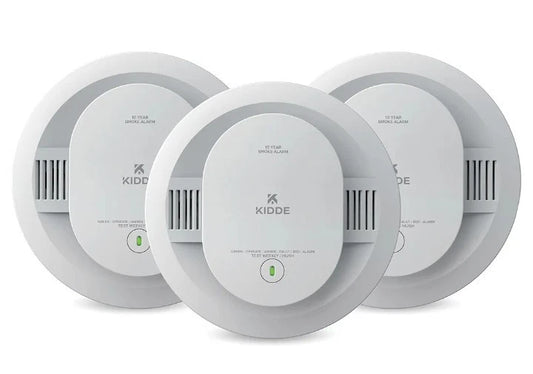 3pk Kidde Smoke Detector, 10-Year Battery Powered, with Voice Alerts 20SD10-V