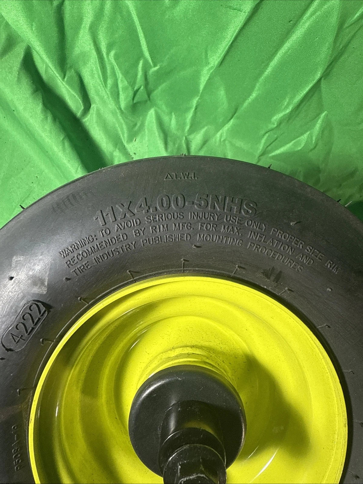 Front Wheel & Tire for Ryobi Z30Li 80v Zero Turn Mower