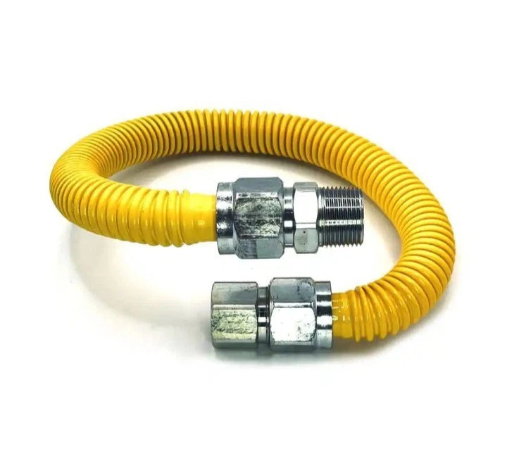 Lot Of 5 Everbilt 3/4 in. FIP x 3/4 in. MIP x 24 in. Gas Connector 7/8 in.