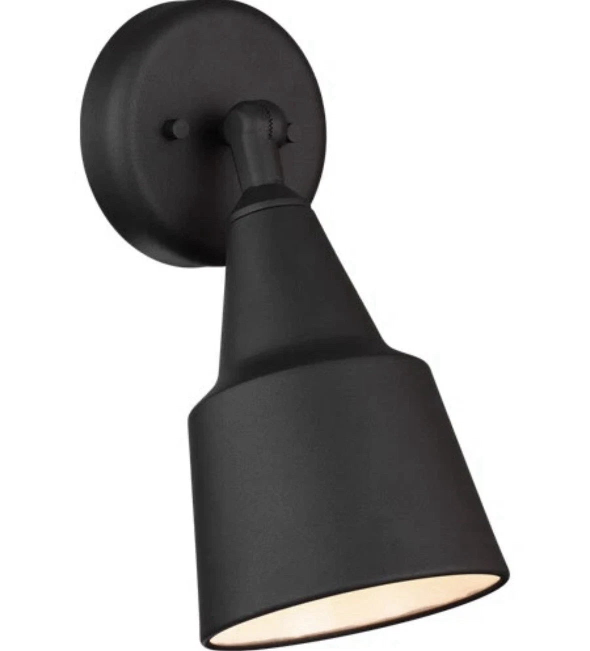 Sea Gull Lighting 8560701-12 Flood Light Outdoor Wall Light Black SCONCE 12.25"