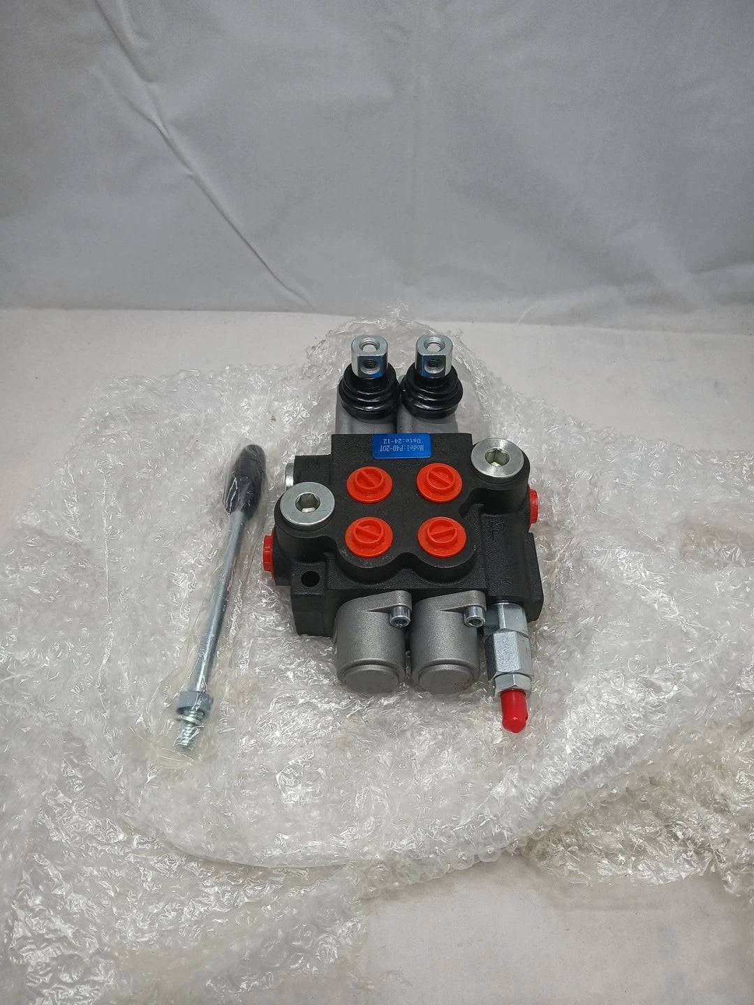 2 Spool Hydraulic Control Valve 11GPM 3600 PSI Double Acting for Tractor Loaders