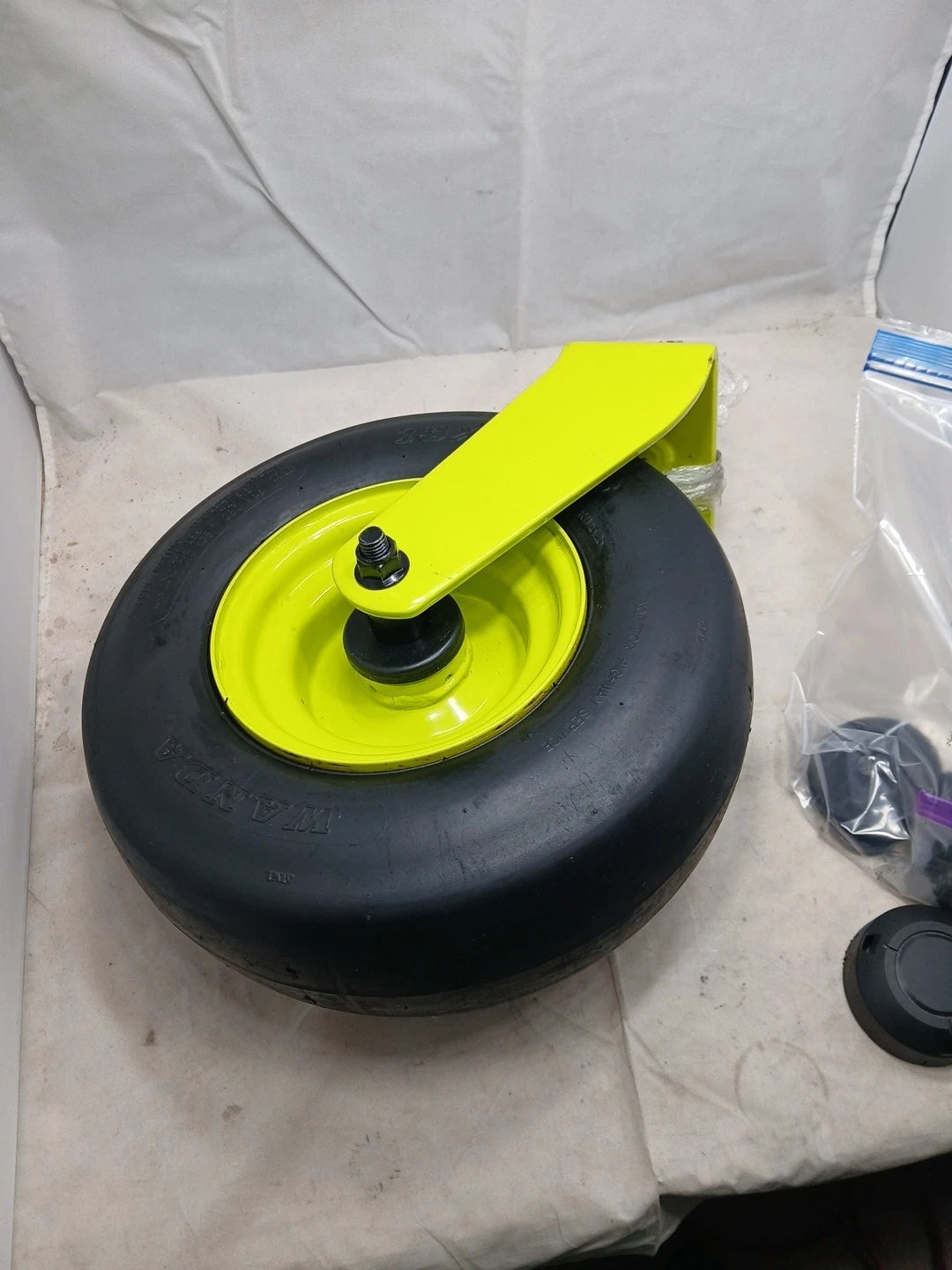 Front Wheel & Caster Fork With Bearings+seal for Ryobi Z42Li 80v Zero Turn Mower