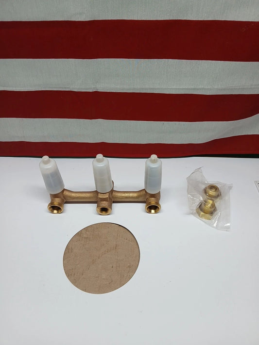 Pfister 8 in. Fixed Brass 3-Handle Valve Body 01-31XA