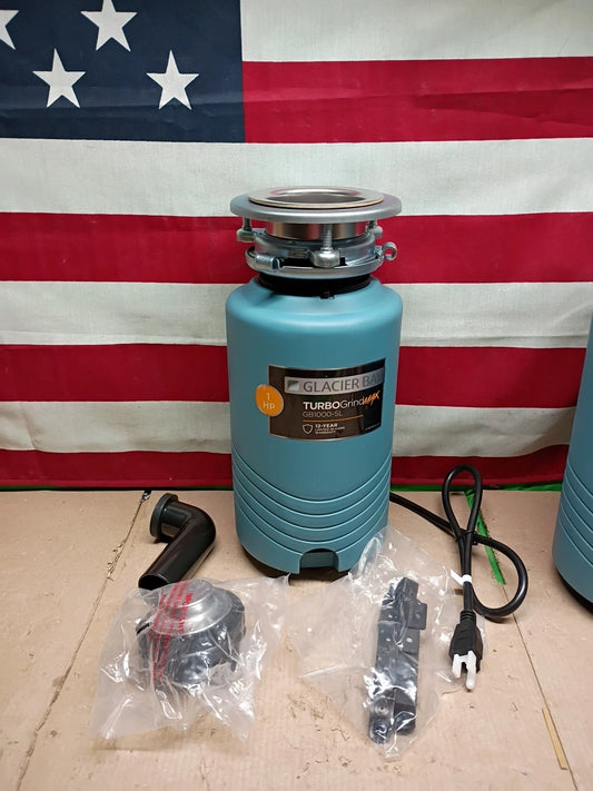 Glacier Bay 1HP GB1000-SL TurboGrindMax Garbage Disposal