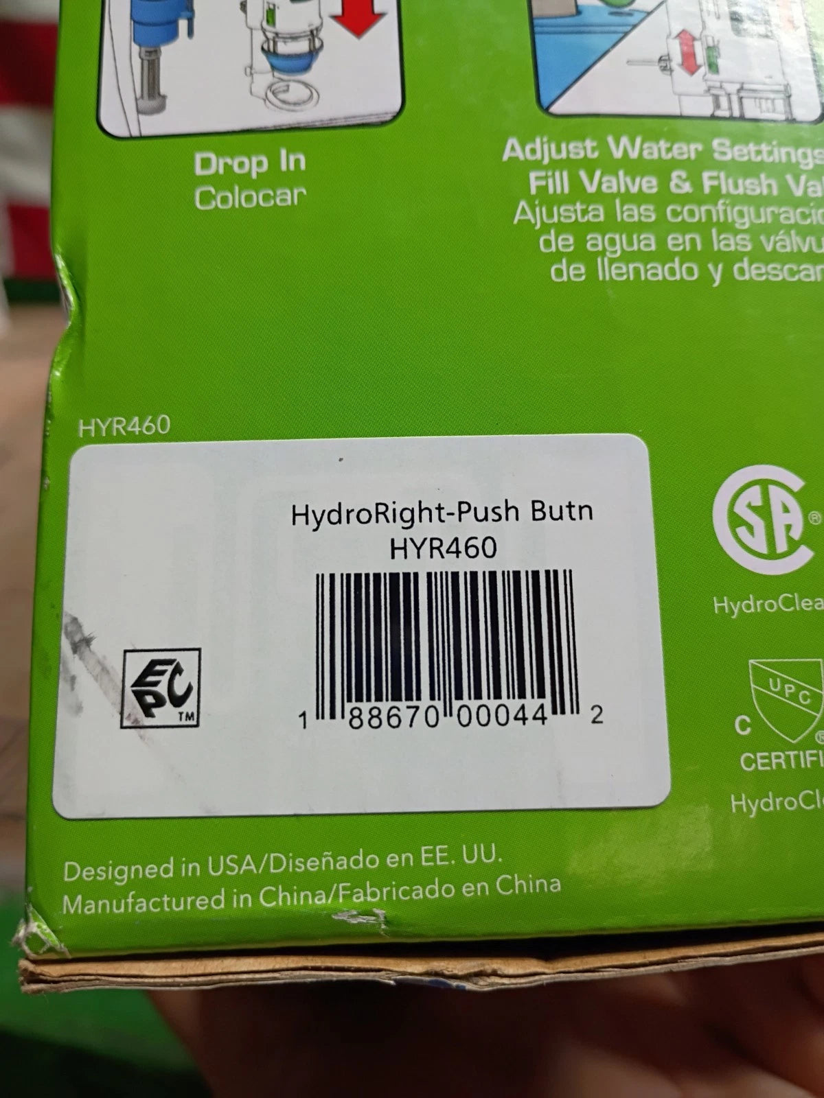 Danco HYR460 Dual Flush valve & fill Universal Water Saving Toilet Repair Kit OB