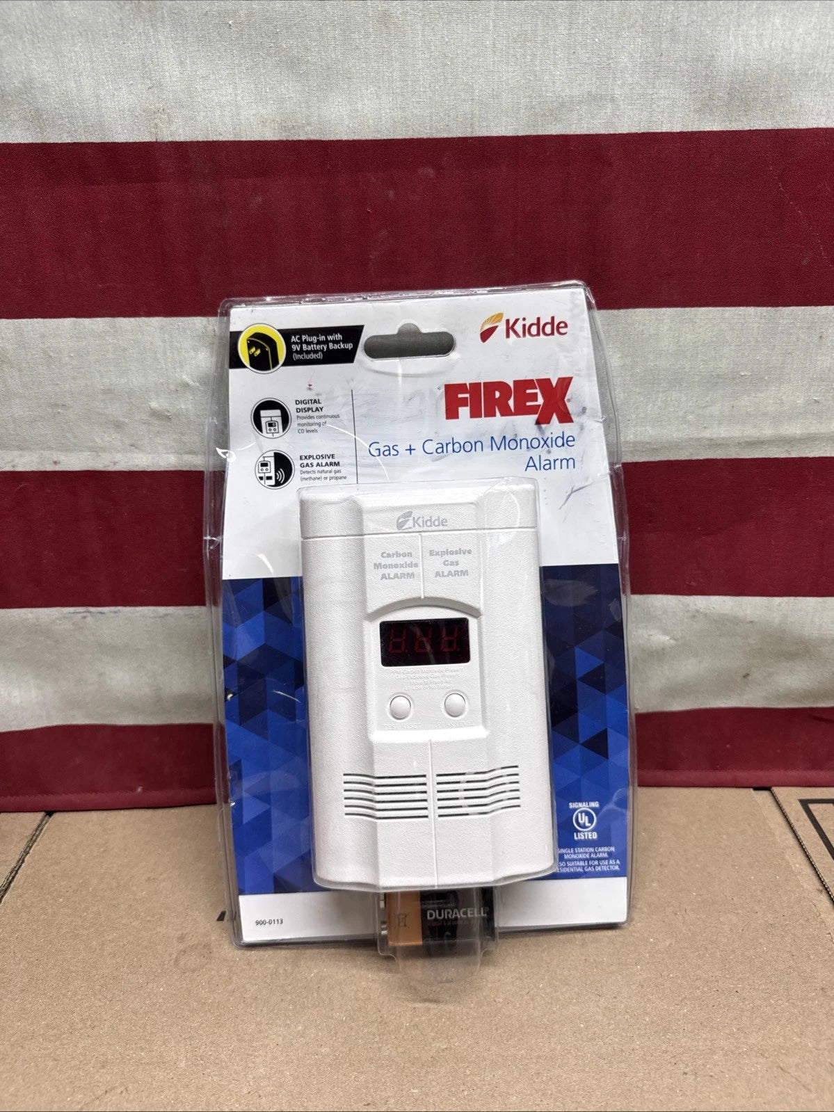 Kidde Carbon Monoxide Detector, Propane, Natural, Methane, & Explosive Gas Alarm