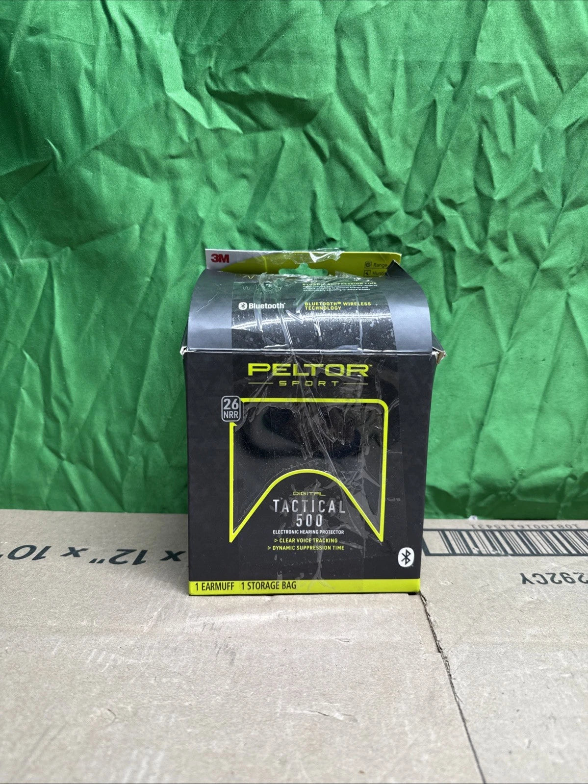 3M PeltorSport Tactical 500 Electronic Bluetooth Shooting Hunting NRR 26 Plastic