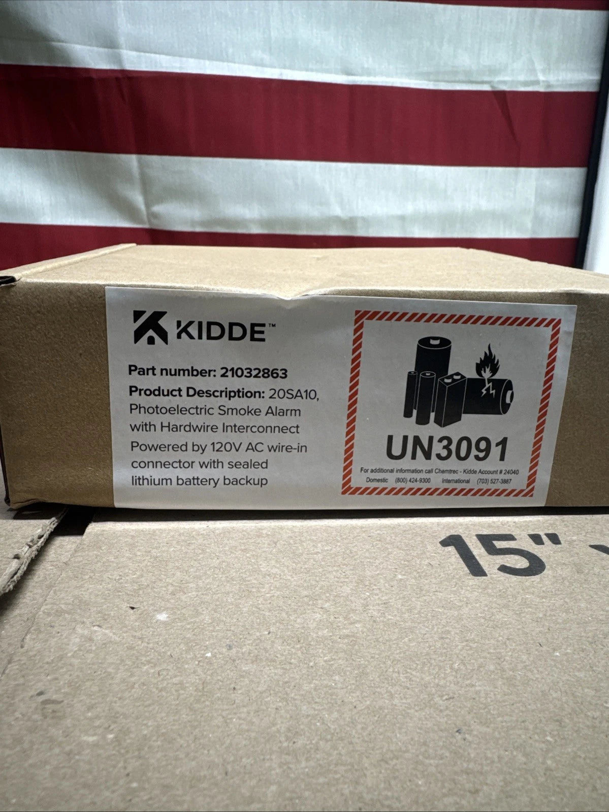 New Kidde 20SA10 Hardwired Smoke Detector, 10-Year Battery, Interconnectable