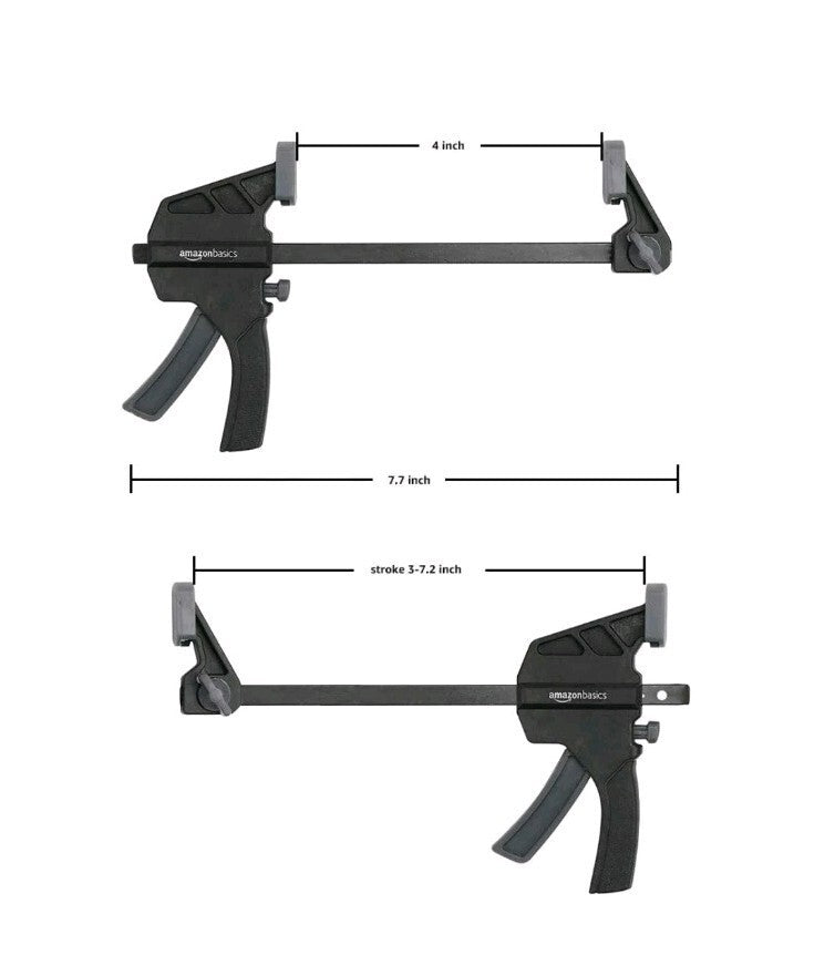 Amazon Basics 6-Piece Trigger Clamp Open Box