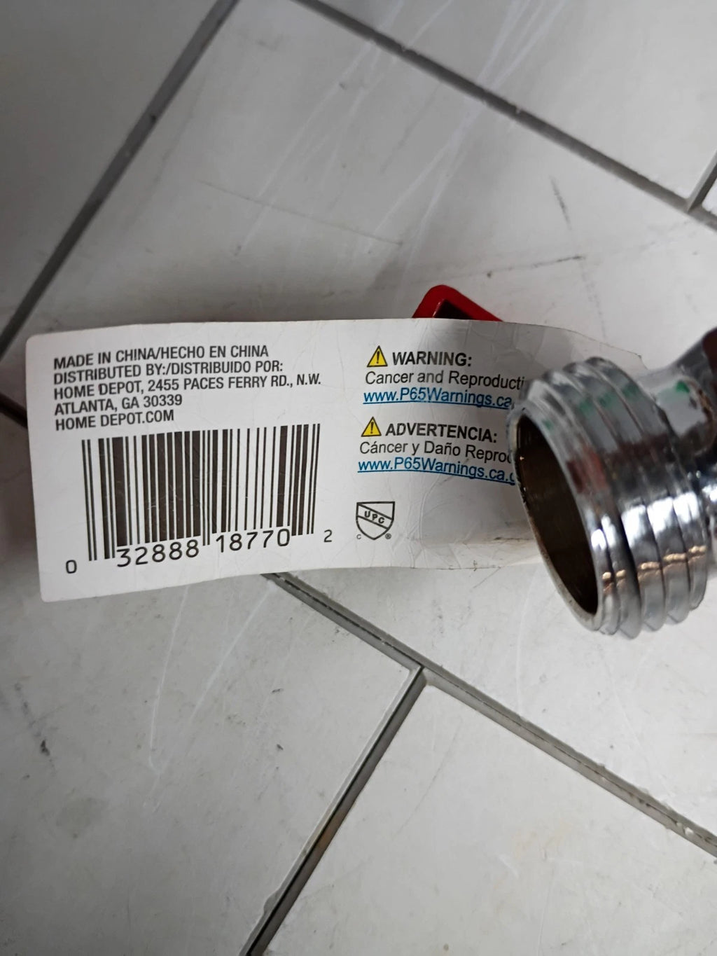 Everbilt Quarter-Turn Washing Machine Hot Handle Valve 1/2" x 3/4" Lot Of 10 OB