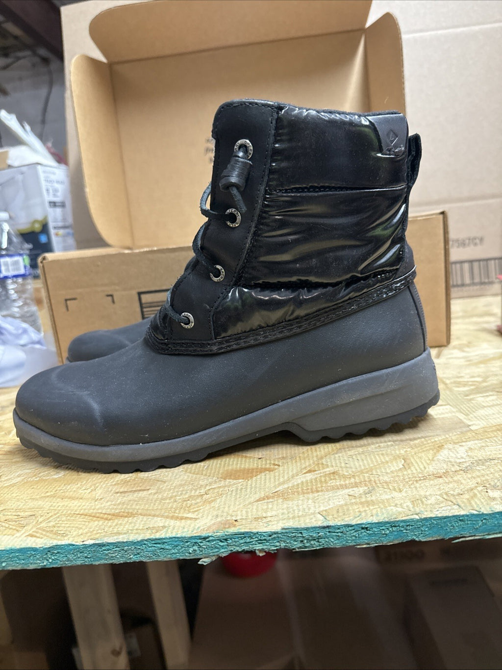 Sperry Women's Sperry, Maritime Repel Nylon Boot Black - 10