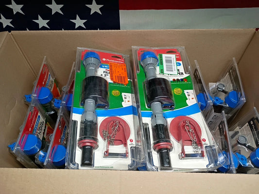 16PK Fluidmaster Performax Universal Toilet Fill Valve, FlapperKit K-400H-039,OB
