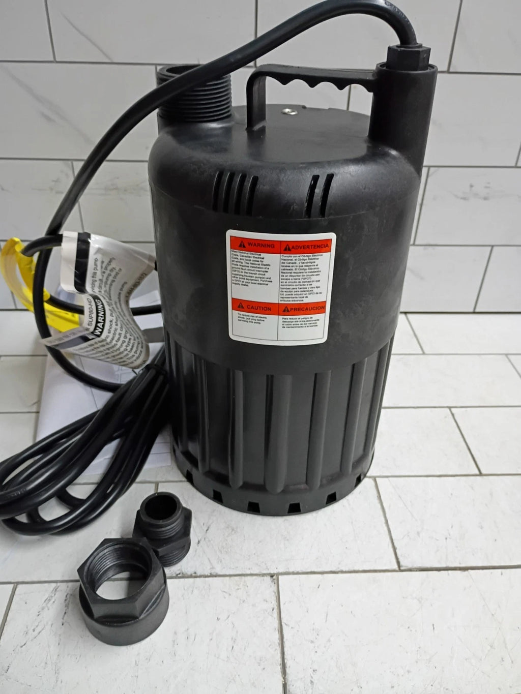Everbilt 1/2 HP Waterfall Submersible Utility Pump SUP80-HD NEW OPEN BOX