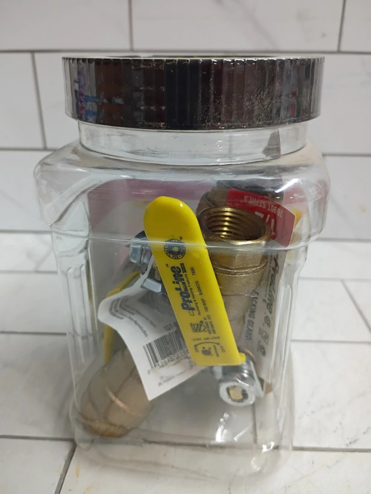 ProLine 1/2" Brass FPT Full Port Ball Valve Lead Free (5-Pack) 107-813J5 New