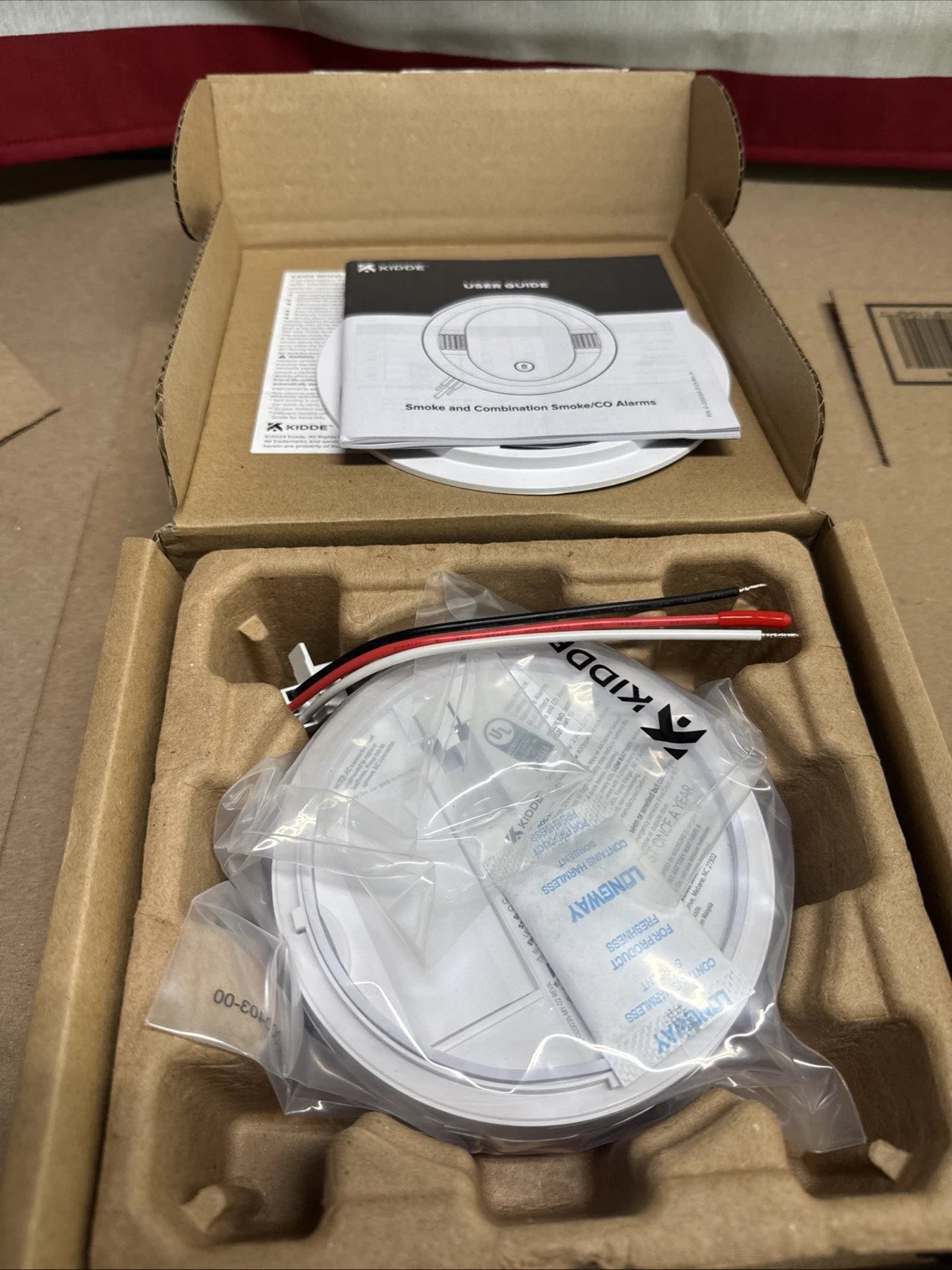 Kidde Combination Photoelectric Smoke & Carbon Monoxide Alarm 30CUA10