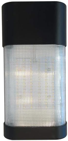 Commercial Electric 19-Watt Black Outdoor Integrated LED Classic Wall Pack Light with Dusk to Dawn Control