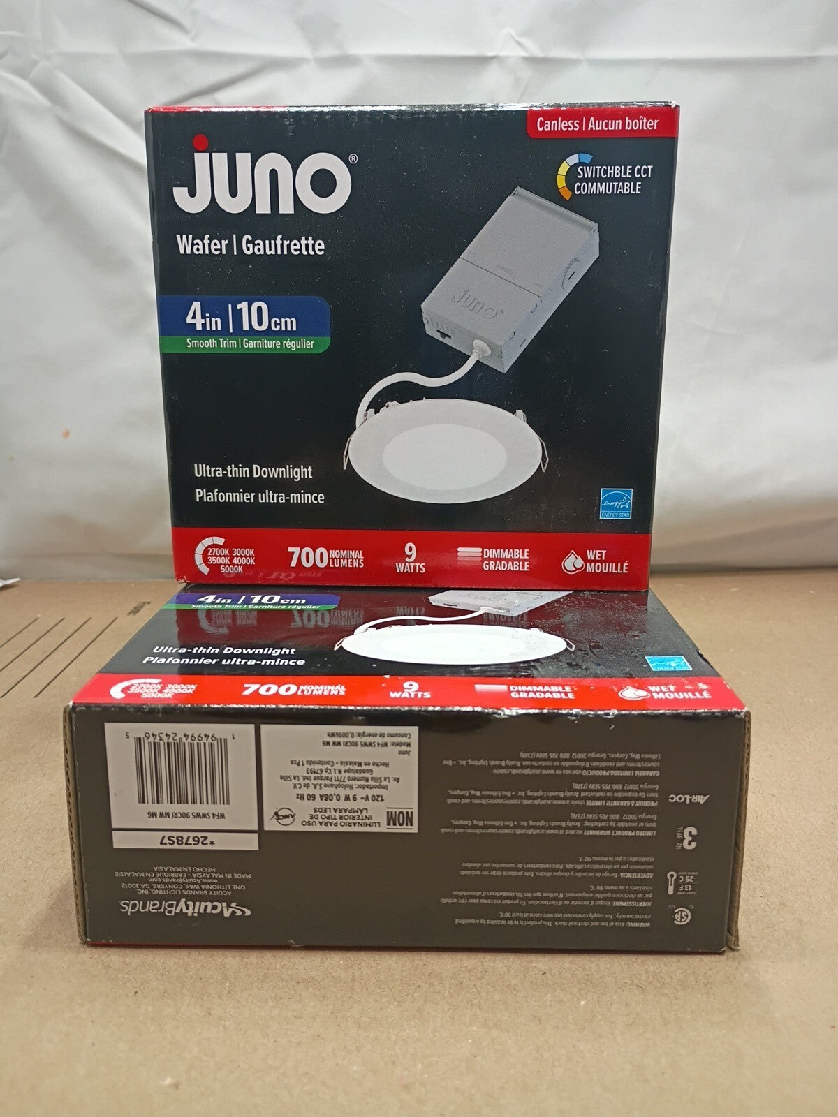 2 NEW PK Juno4in Selectable Ultra Slim Integrated LED White Light 700 Lumens