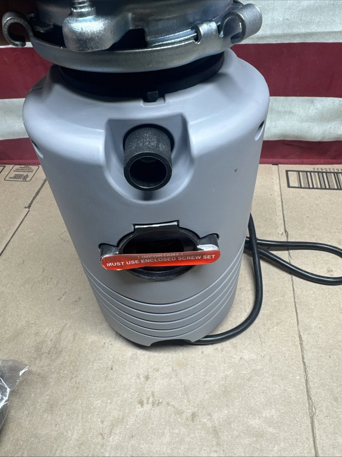 Glacier Bay GB500 Turbo Grind 1/2hp Garbage Disposal Open Box Read