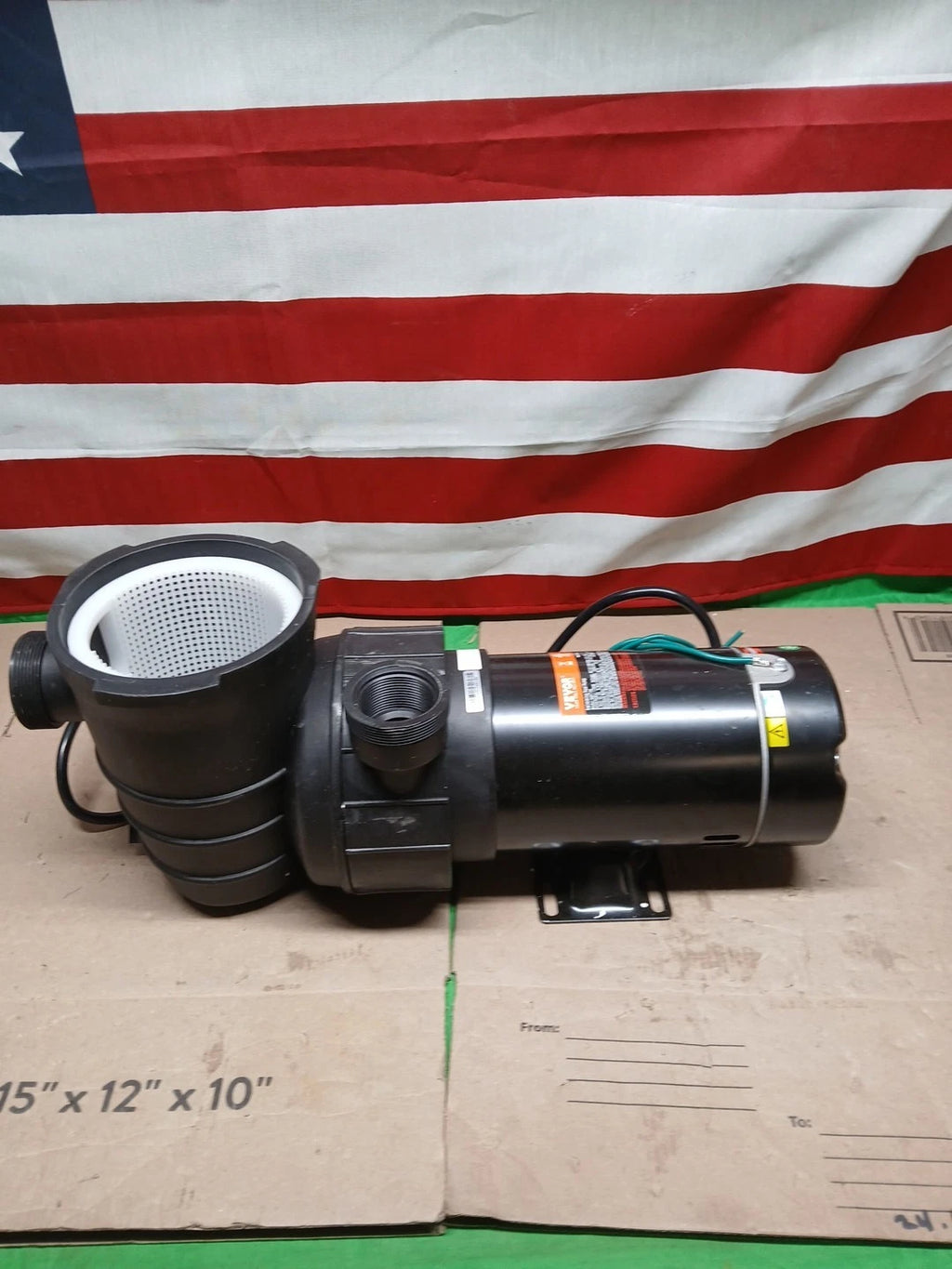 VEVOR Swimming Pool Pump 1.5HP 115V 1100W, Single Speed Pumps for Above Ground,